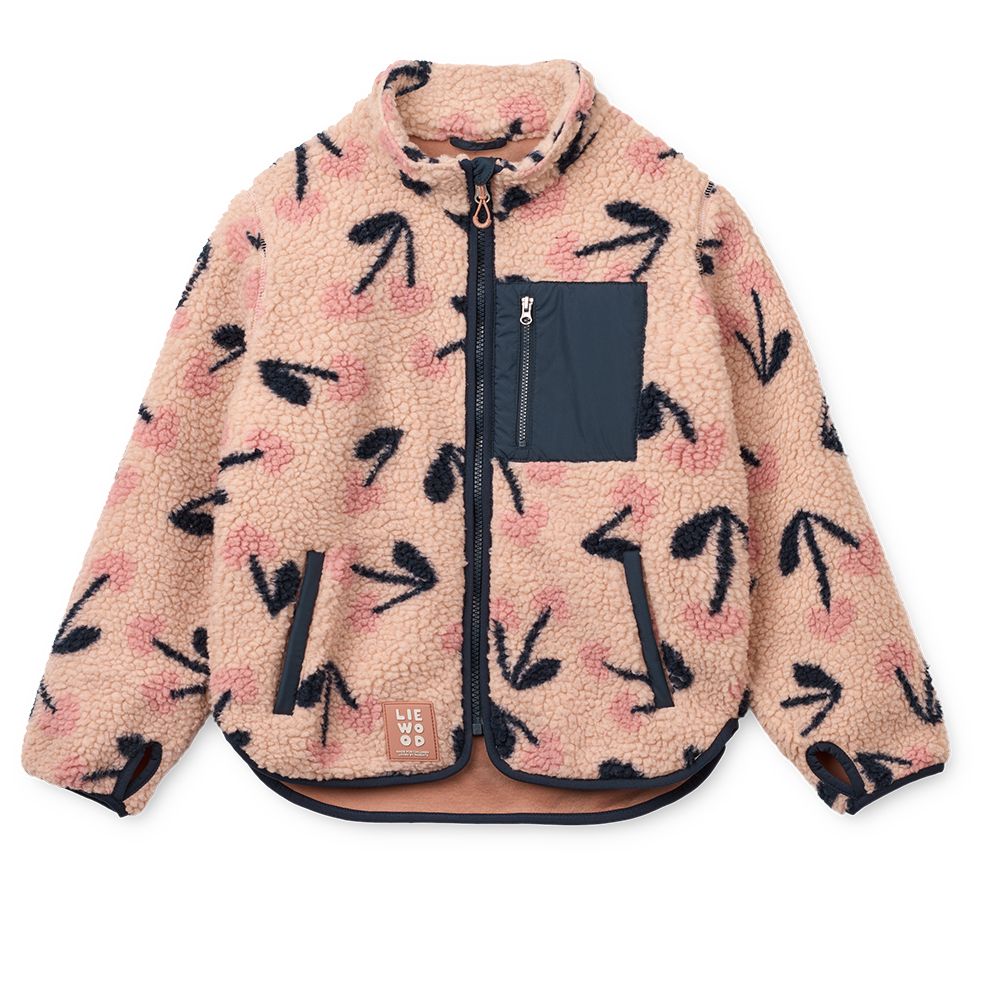 Liewood Jacket 'Nolan' Mega Cherry Heart/Rosey
