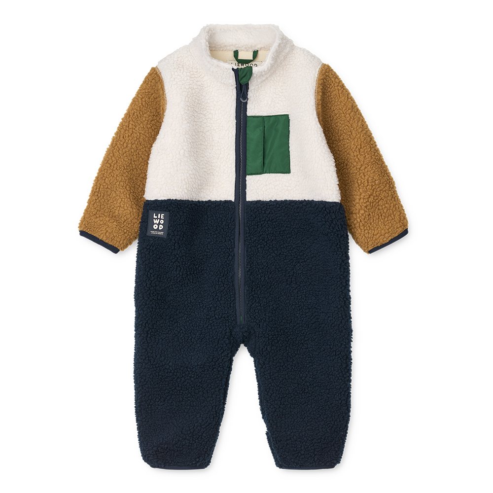 Liewood Baby Overall &#39;Nolano&#39; Classic Navy Multi Mix