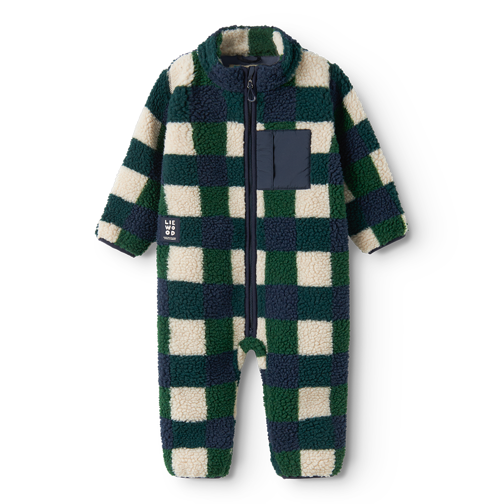 Liewood Baby Overall 'Nolano' Mega Check/Bright Garden