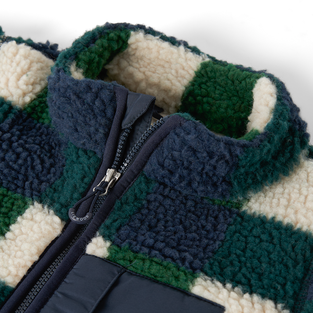 Liewood Baby Overall 'Nolano' Mega Check/Bright Garden