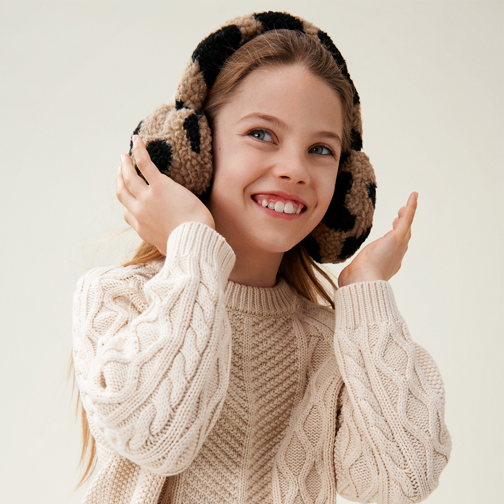 Liewood Cache-oreilles « Albero » Mega Leo/Oat Mix