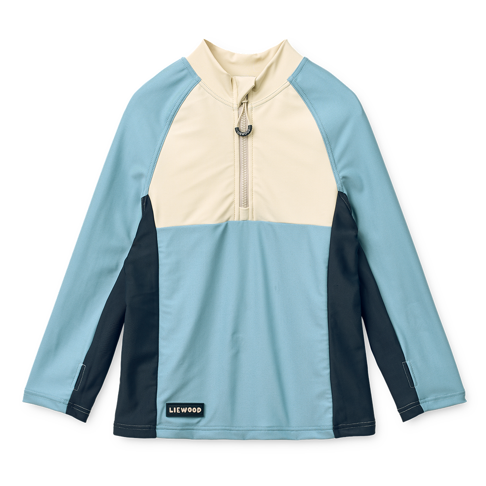 Liewood UV-Badeshirt 'Oluf' Beach Blue Mix