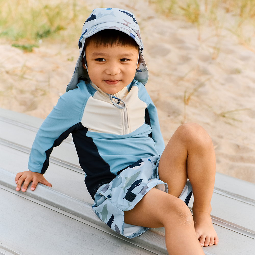 Liewood UV-Badeshirt 'Oluf' Beach Blue Mix
