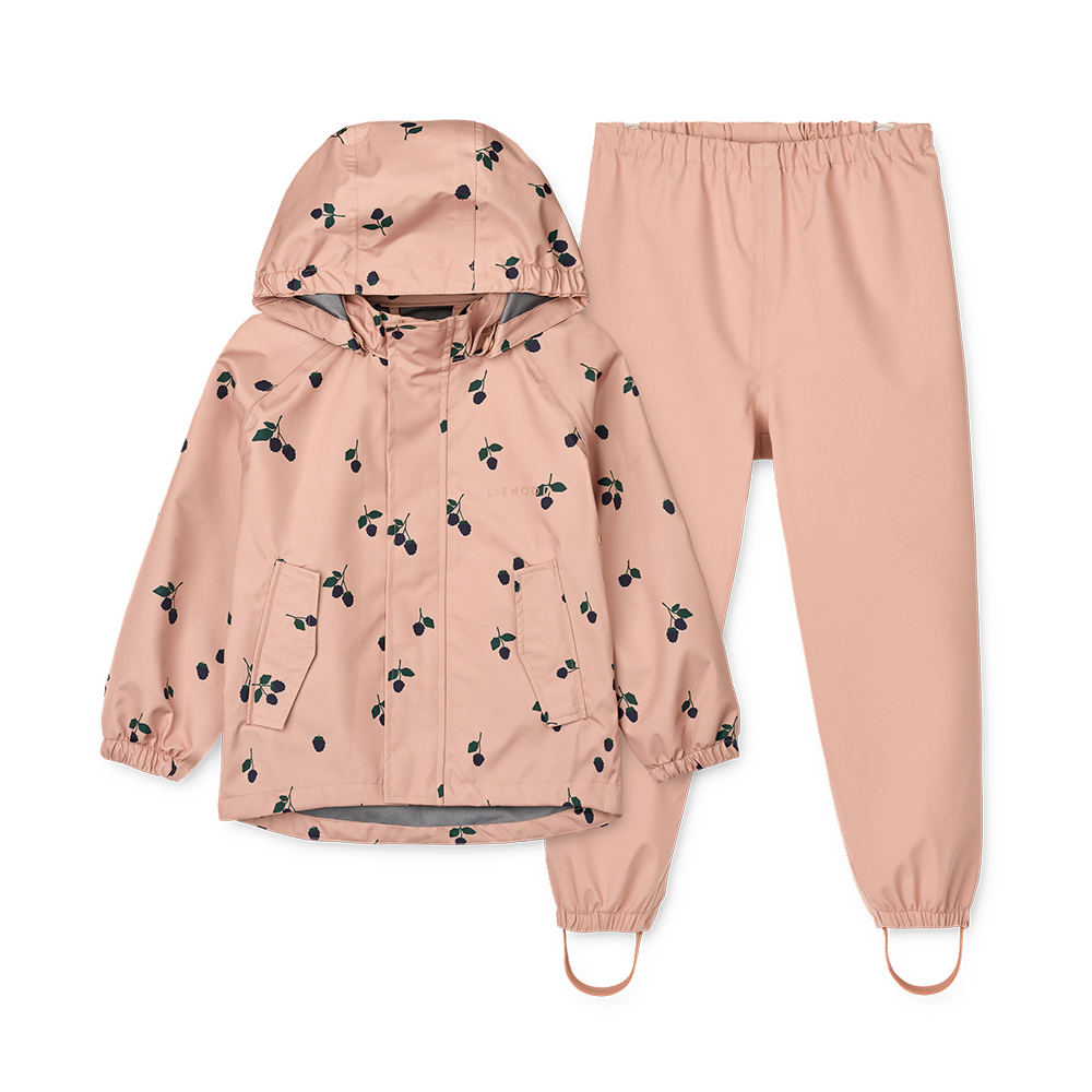 Liewood  Regenjacke/-hose Set &#39;Pedia&#39;  Berry/Pale Tuscany