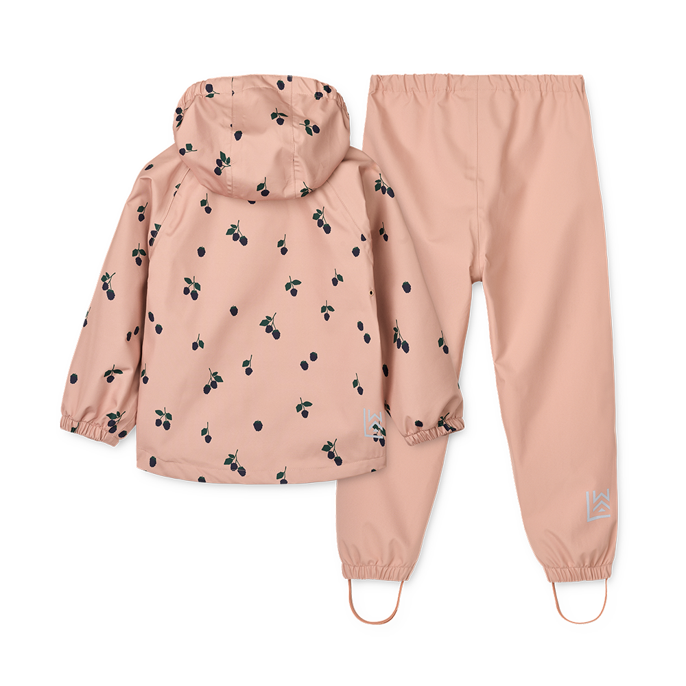 Liewood  Regenjacke/-hose Set &#39;Pedia&#39;  Berry/Pale Tuscany