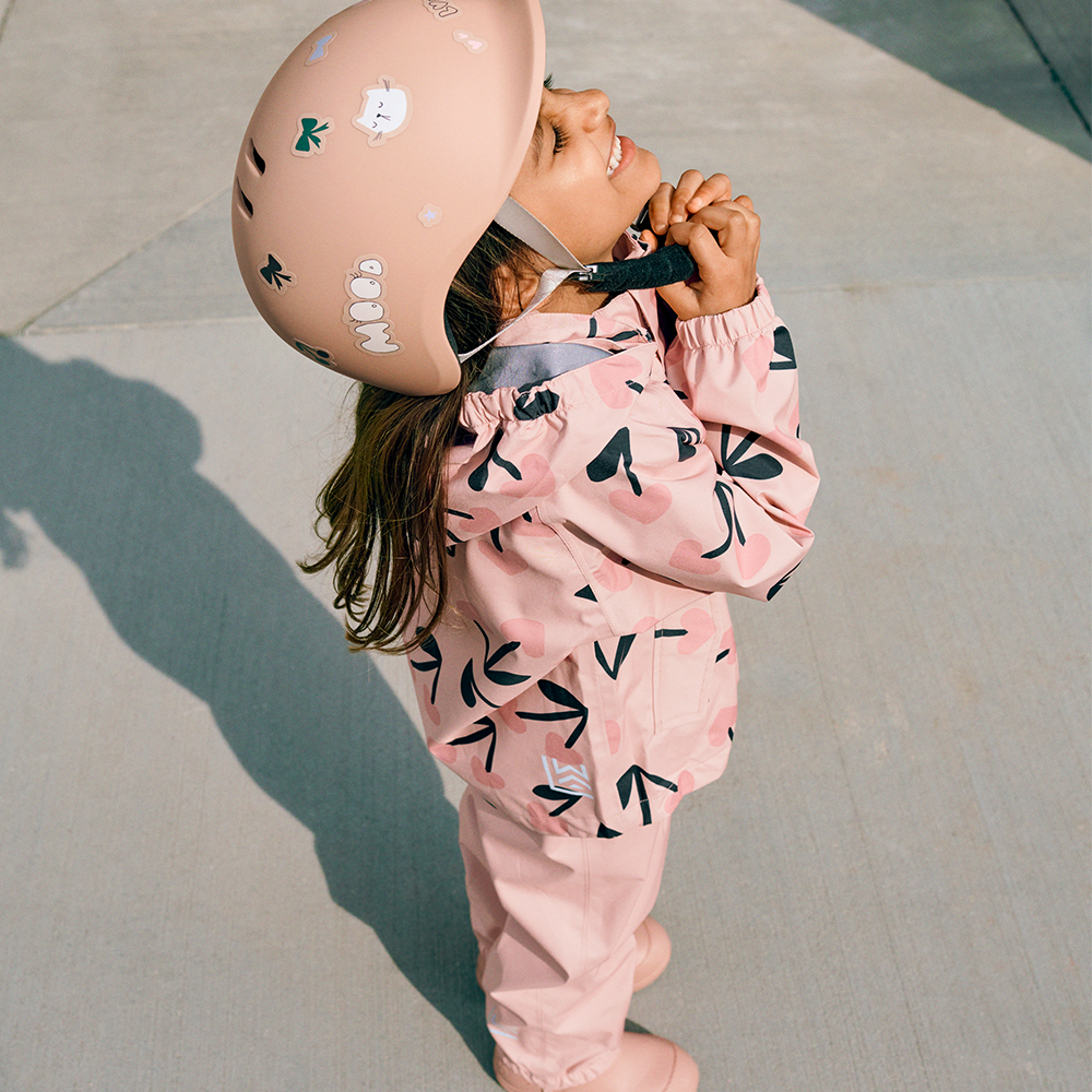 Liewood Rain Jacket/Pants Set 'Pedia' Mega Cherry Heart/Rosey Mix