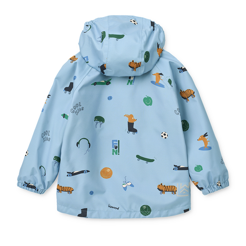 Liewood  Regenjacke/-hose Set 'Pedia' Fun/Beach Blue