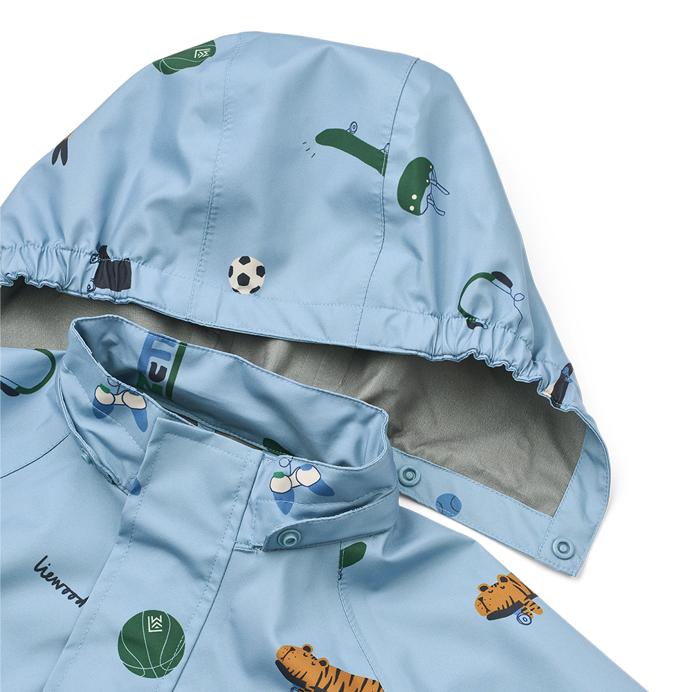 Liewood  Regenjacke/-hose Set 'Pedia' Fun/Beach Blue