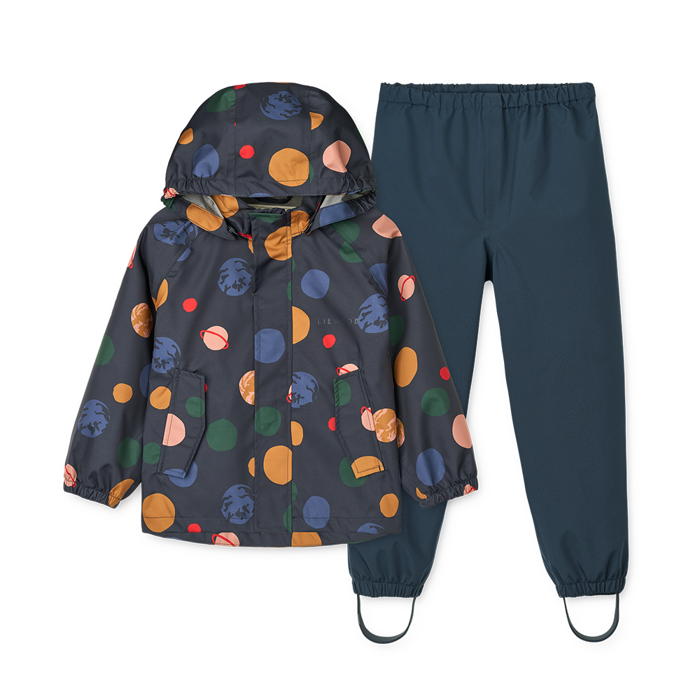 Liewood  Regenjacke/-hose Set 'Pedia'  Universe/Classic Navy