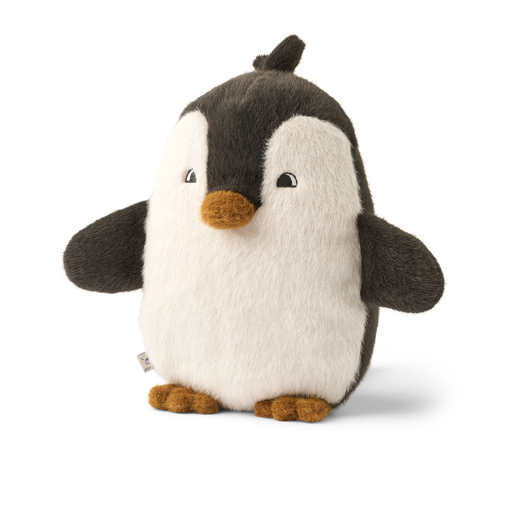 Liewood Cuddly Toy Penguin 'Berto' Sandy/Dark Grey