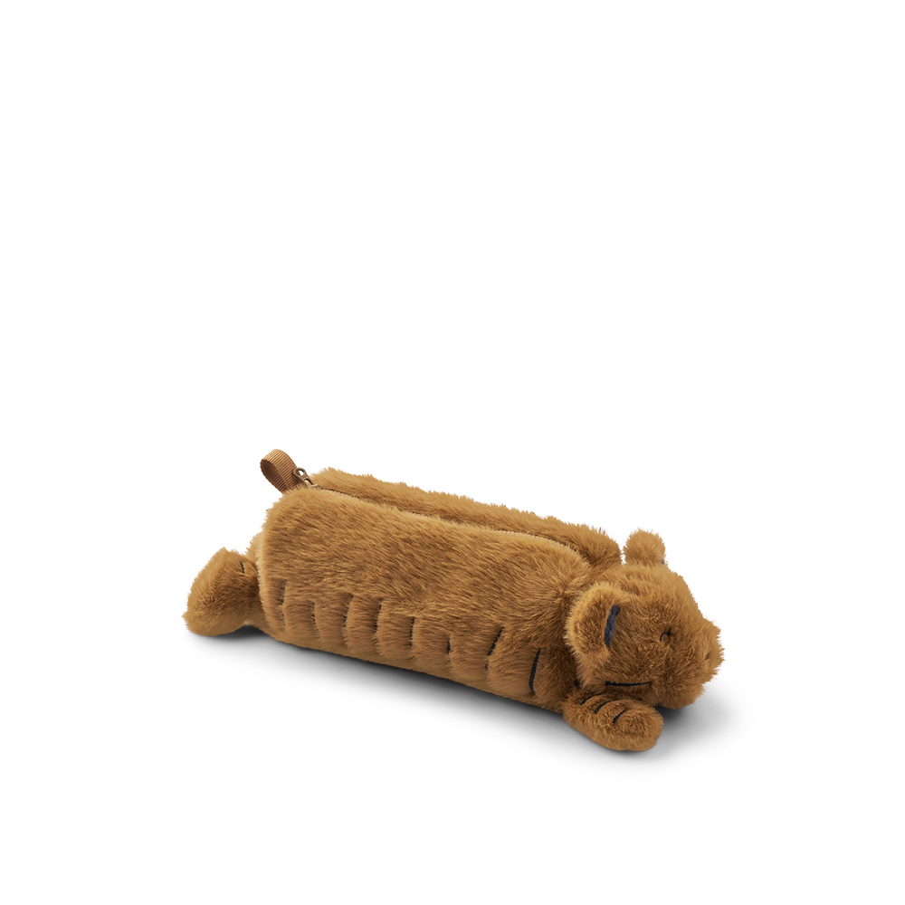 Liewood Plüsch-Etui/Federtasche 'Dalina Tiger' Golden Caramel