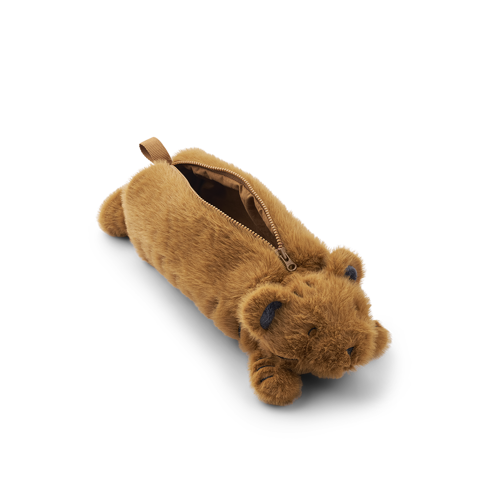Liewood Plüsch-Etui/Federtasche 'Dalina Tiger' Golden Caramel
