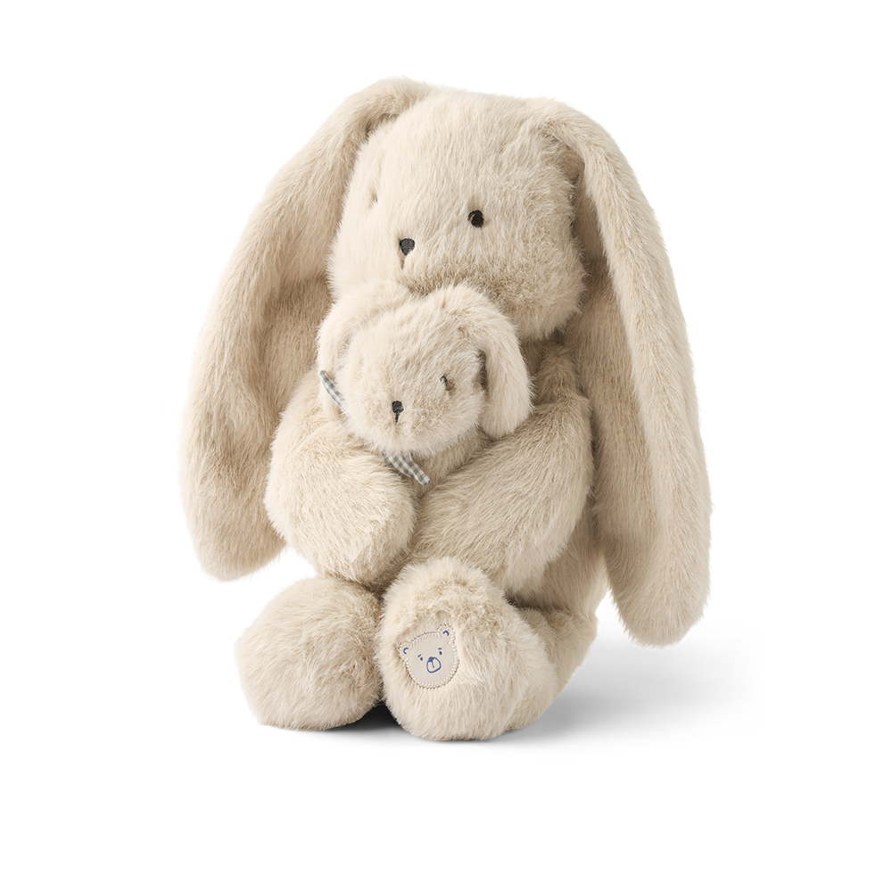 Liewood Kuscheltier Hase mit Baby &#39;Berto&#39; Mist