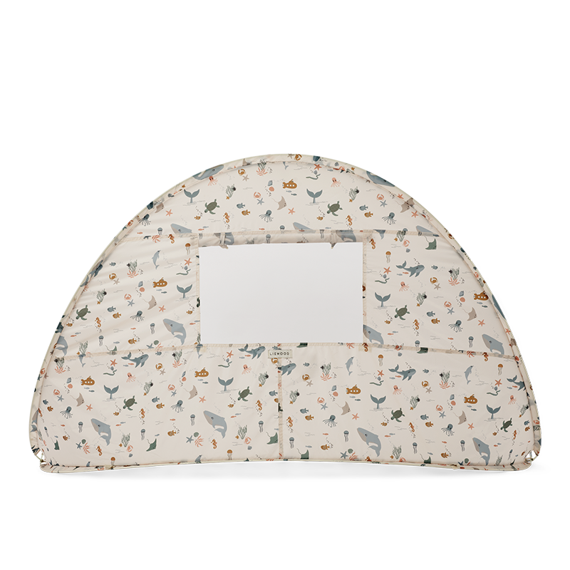 Liewood Pop Up Zelt mit Unterwassermotiven. 