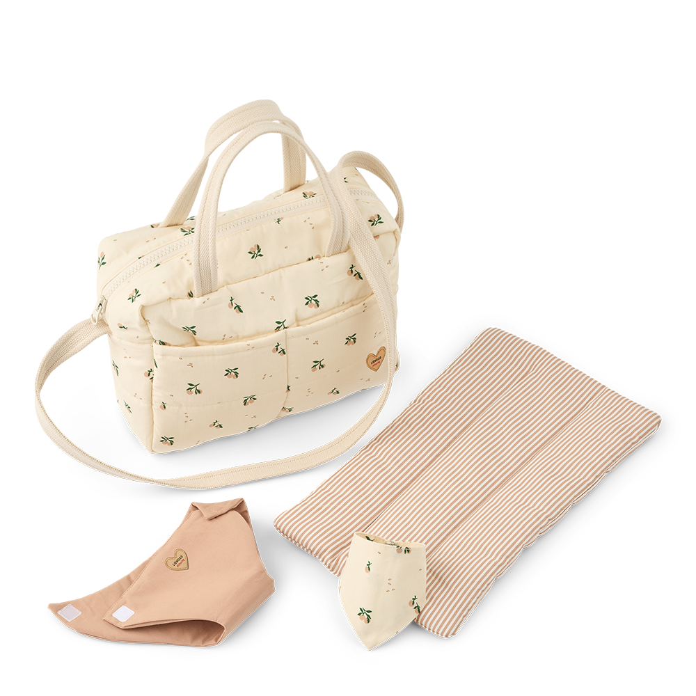 Liewood Wickelset für Puppen 'Neoma' Peach/Pale Tuscany Mix