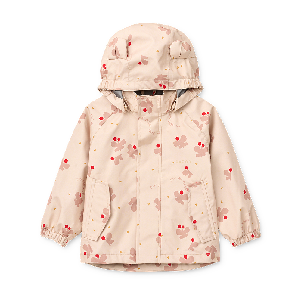 Liewood  Regenjacke/-hose Set 'Manu'  Butterfly/Apple Blossom