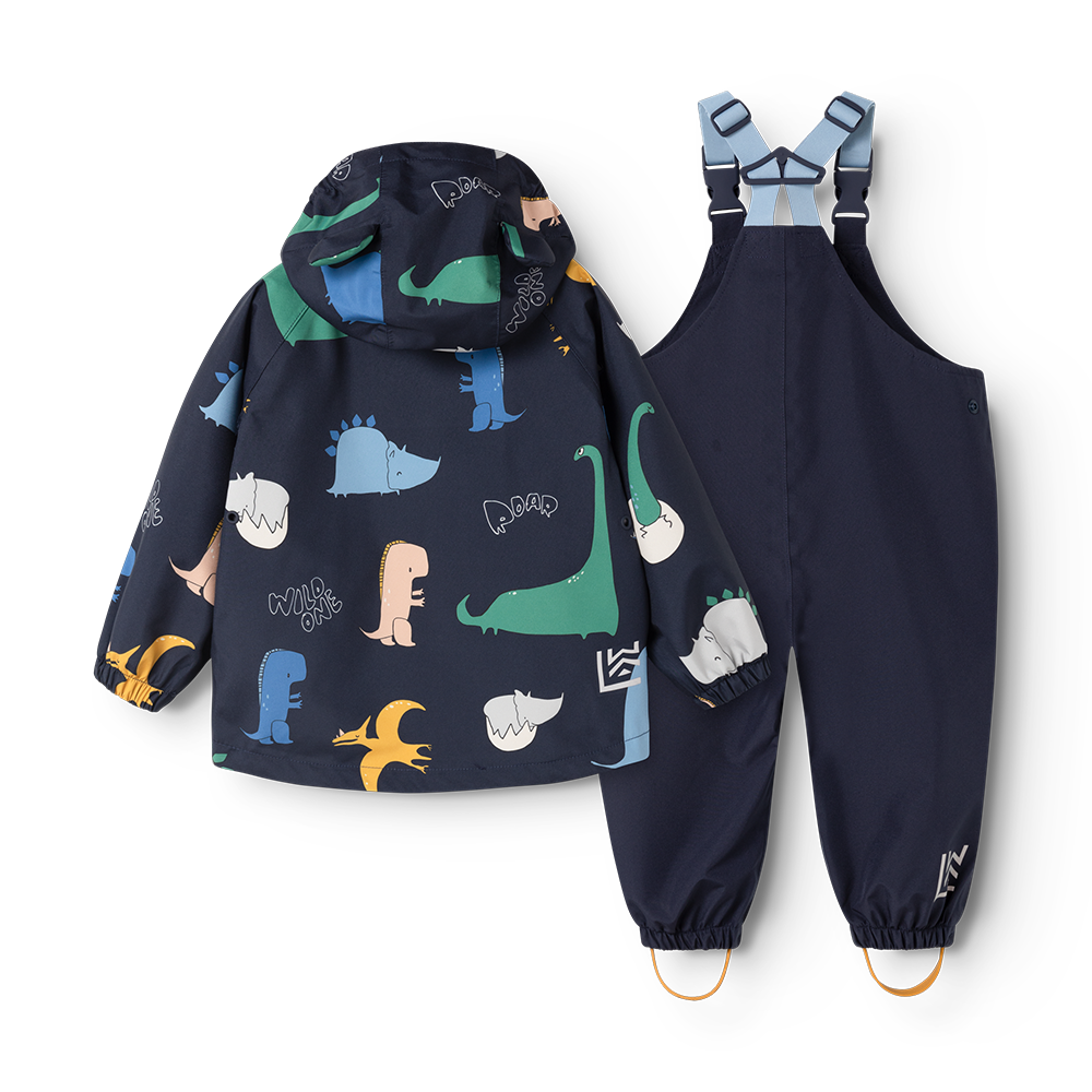 Liewood Ensemble imperméable 'Manu' Dino Roar/Classic Navy