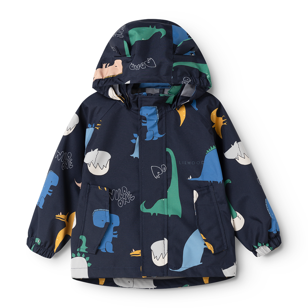 Liewood Ensemble imperméable 'Manu' Dino Roar/Classic Navy
