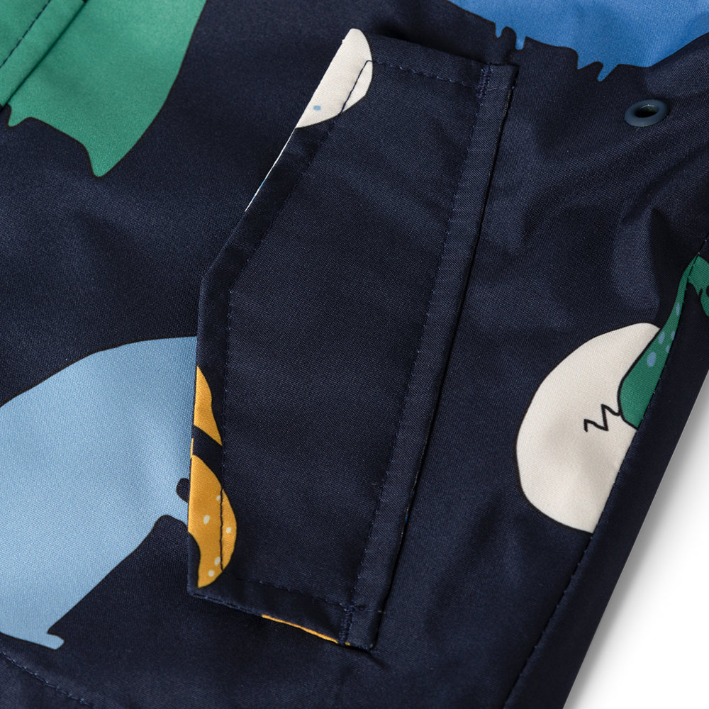Liewood Ensemble imperméable 'Manu' Dino Roar/Classic Navy