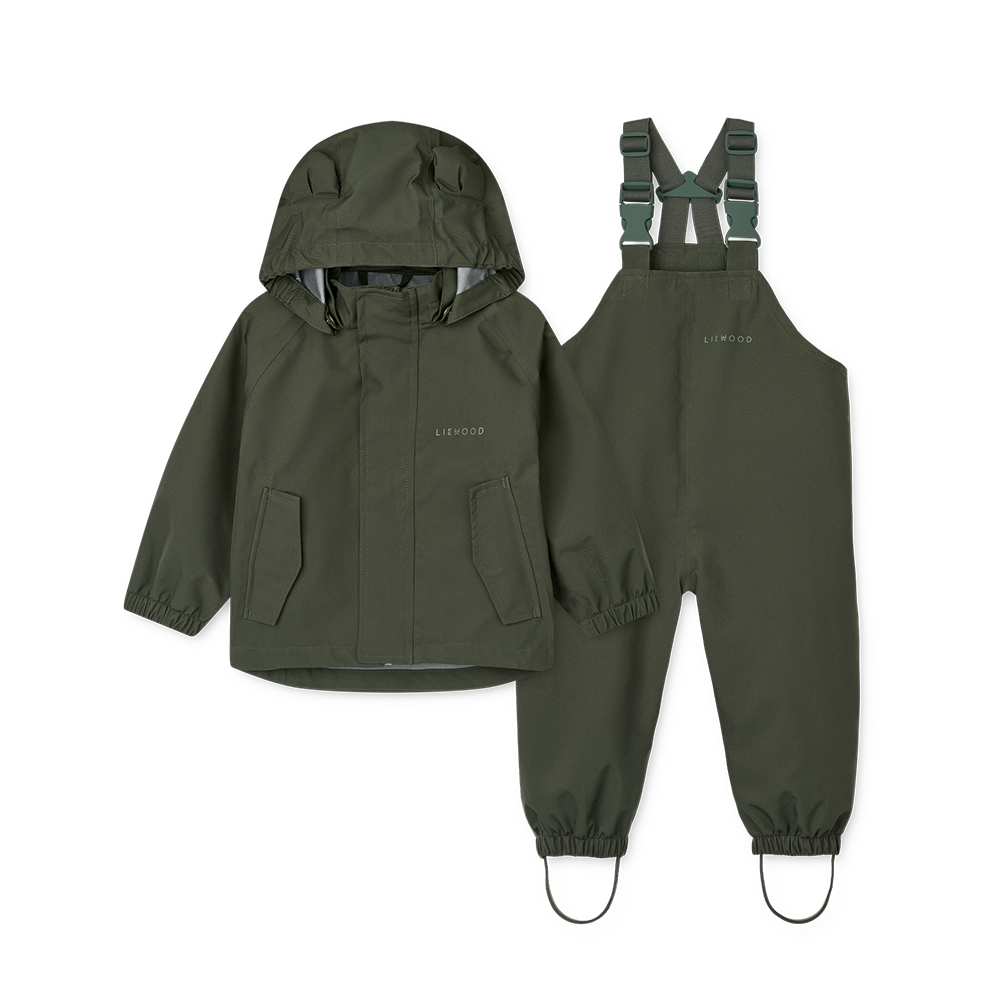 Liewood  Regenjacke/-hose Set &#39;Manu&#39;  Hunter Green