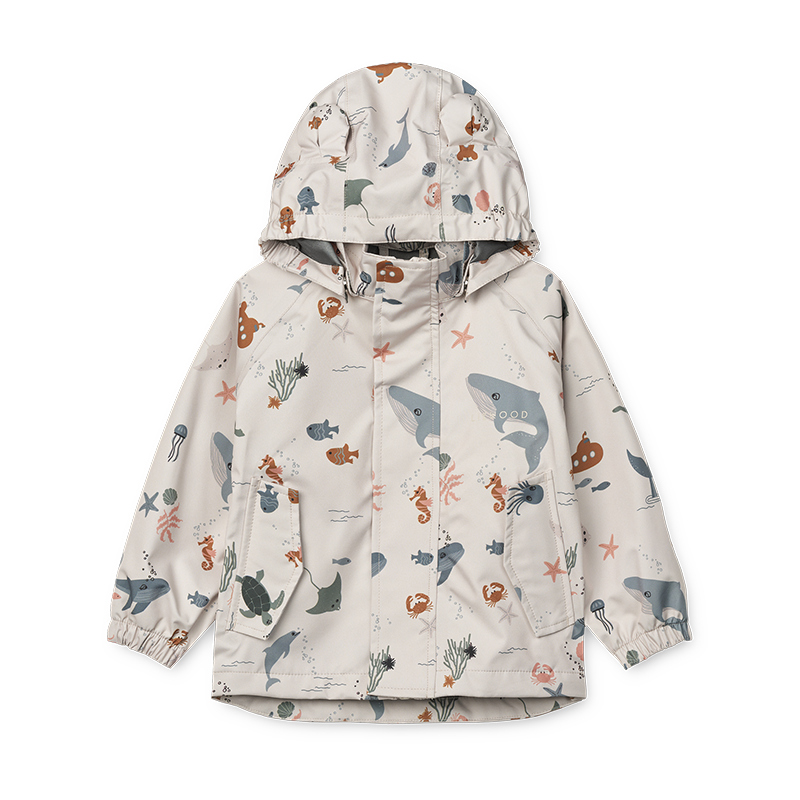 Liewood  Regenjacke/-hose Set &#39;Manu&#39;  Sea Creature/Sandy