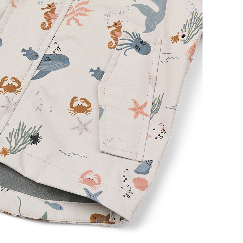 Liewood  Regenjacke/-hose Set &#39;Manu&#39;  Sea Creature/Sandy