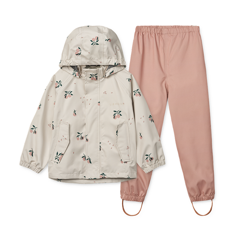 Liewood  Regenjacke/-hose Set &#39;Pedia&#39;  Peach/Sea Shell