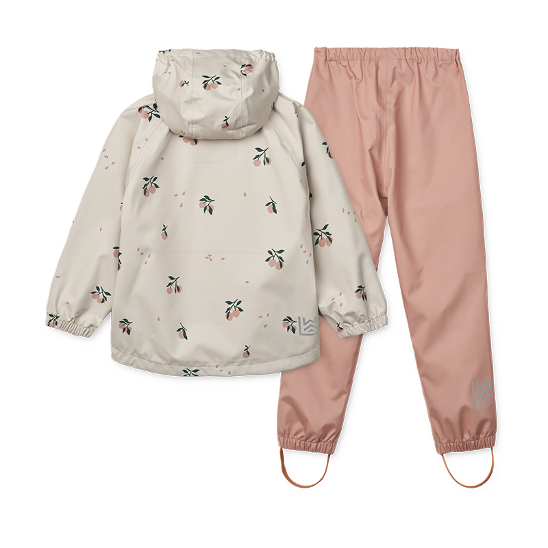 Liewood  Regenjacke/-hose Set &#39;Pedia&#39;  Peach/Sea Shell