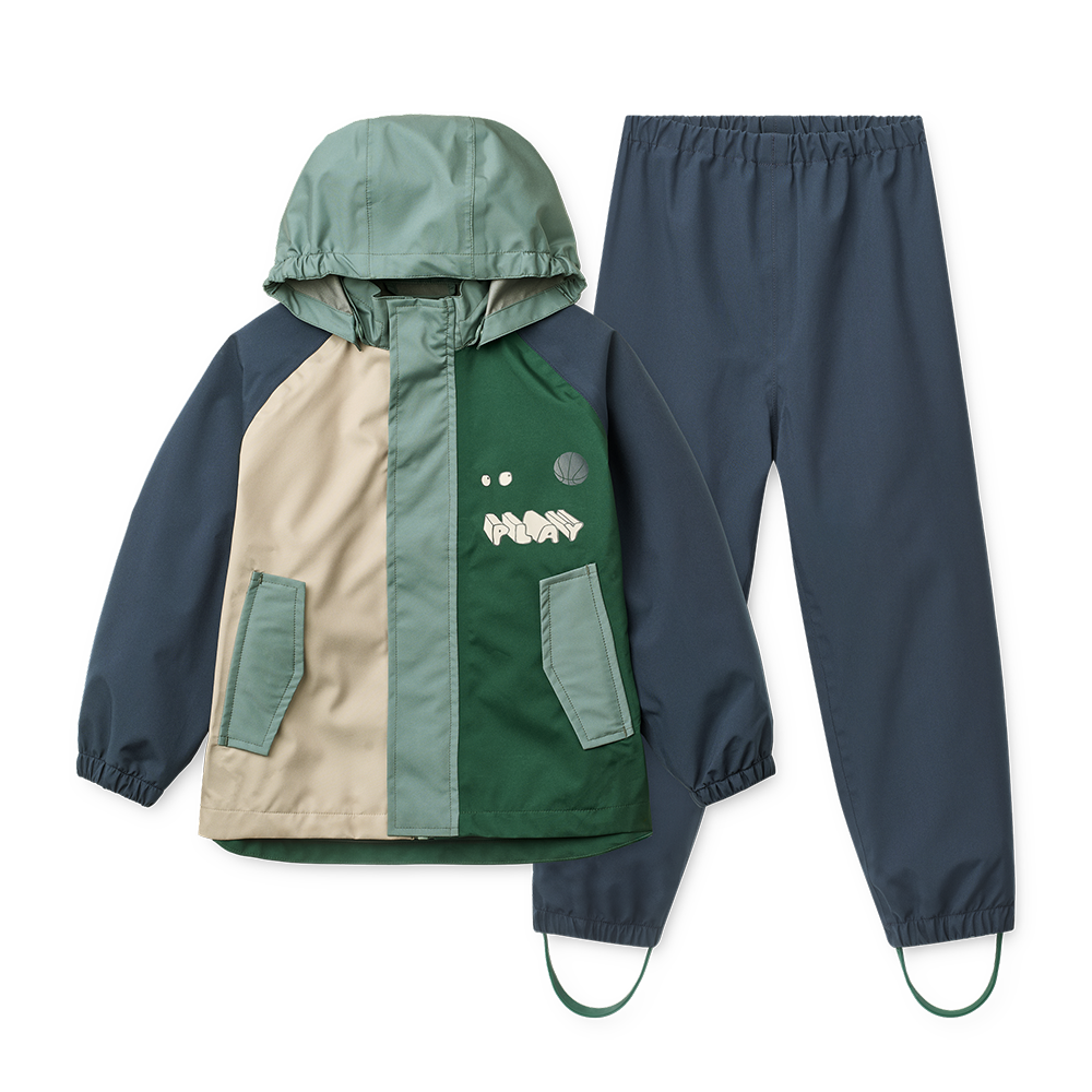 Liewood Rain Jacket/Pants Set 'Pedia' Play Multi Mix