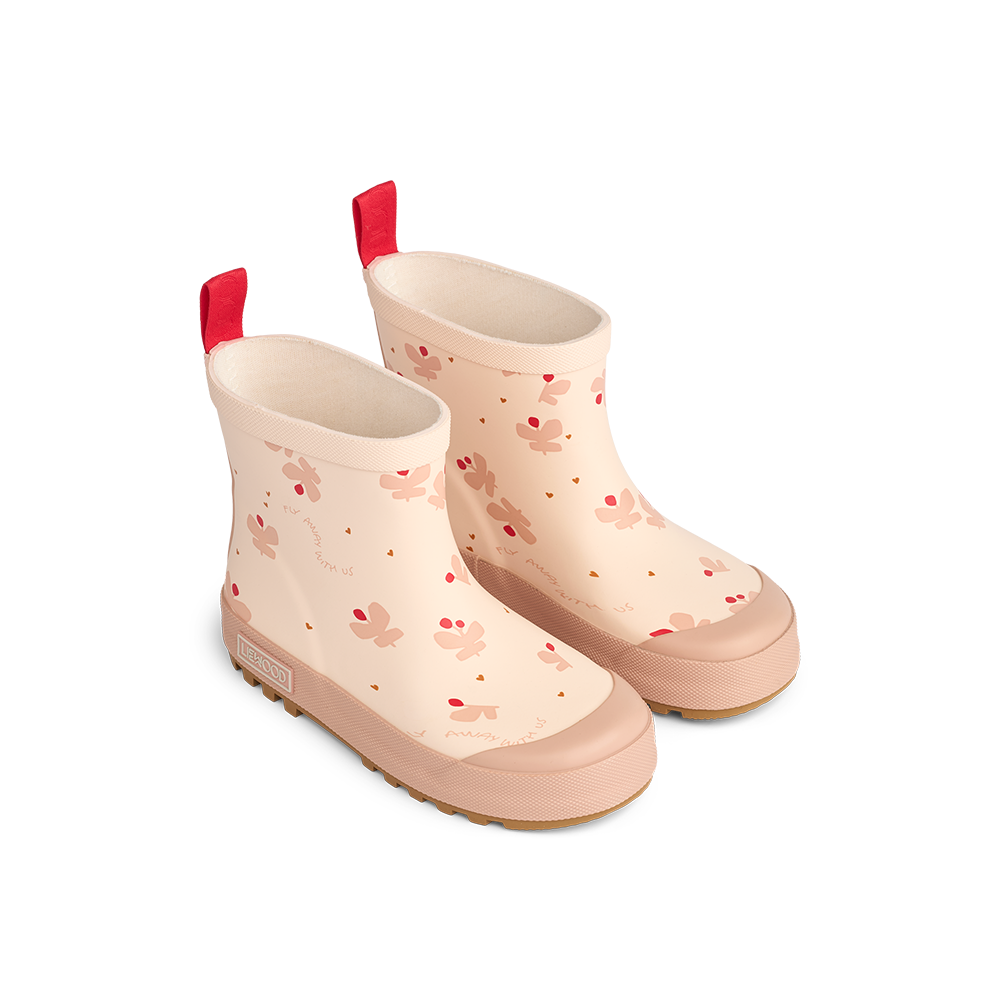 Bottes de pluie enfant Liewood 'Tekla' Mini Butterfly/Apple Blossom