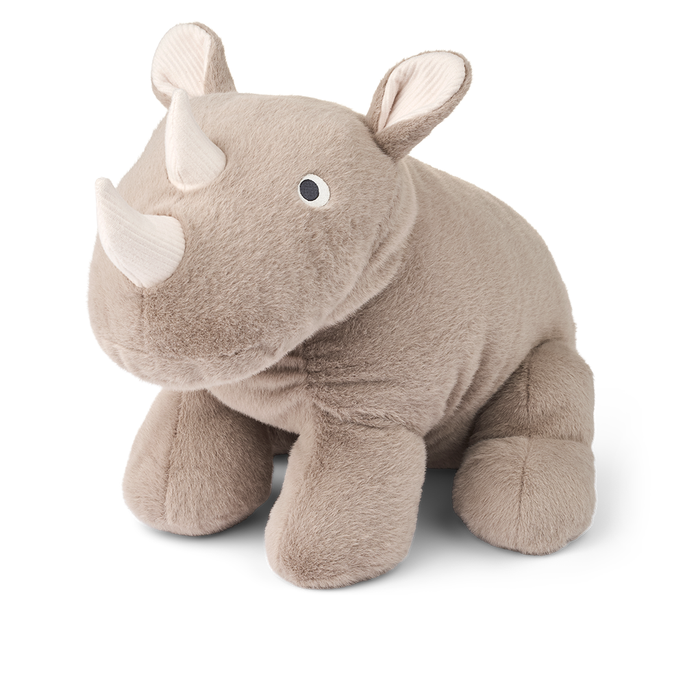 Peluche Liewood Rhinocéros « Barnaby » Grande Beige Stone