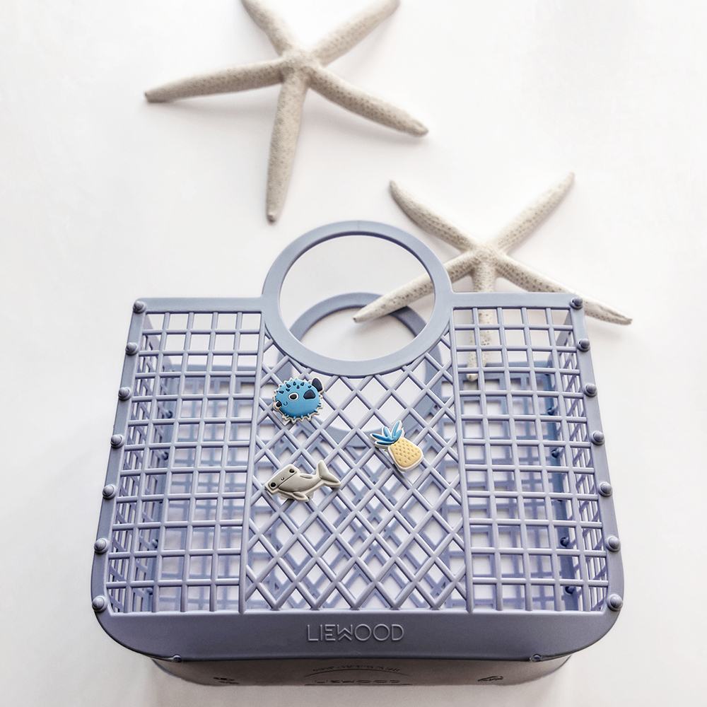 Liewood Kids' Shopping Basket with Charms 'Samantha' Lavender