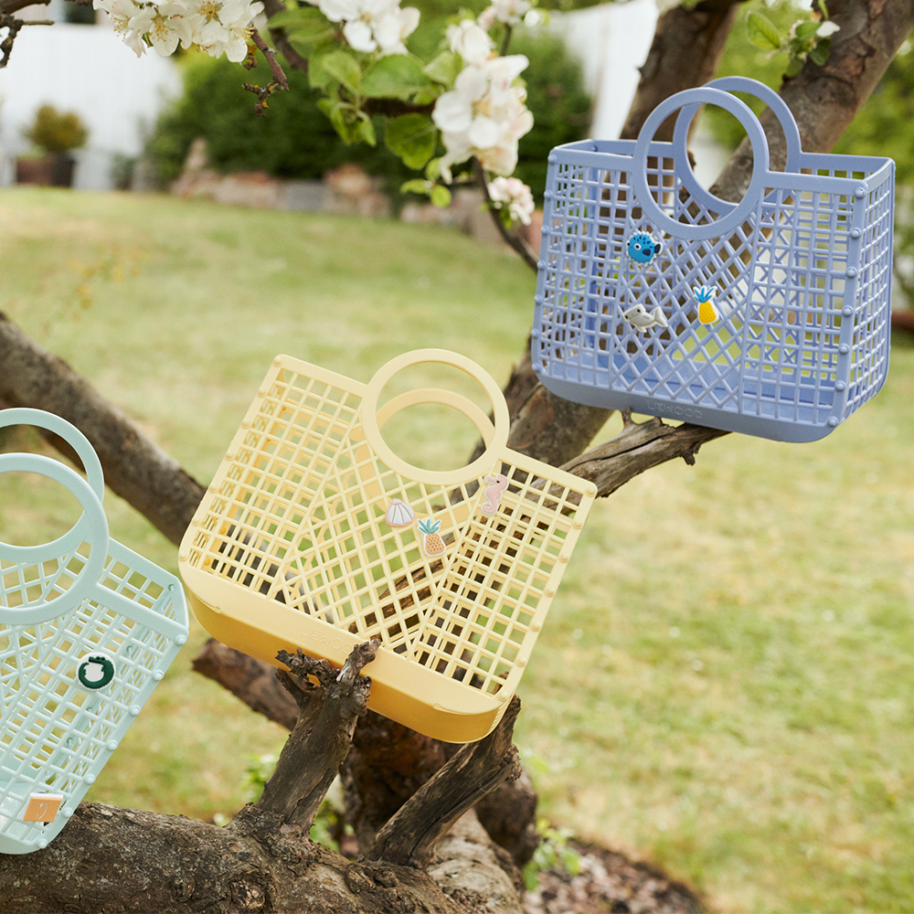 Liewood Kids' Shopping Basket with Charms 'Samantha' Lavender
