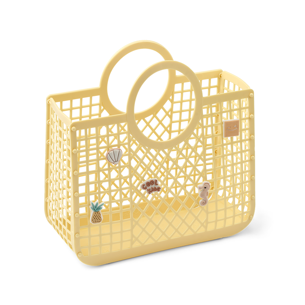 Liewood  Kinder-Einkaufskorb mit Charms 'Samantha' Lemonade - Online MY SNOWFLAKE