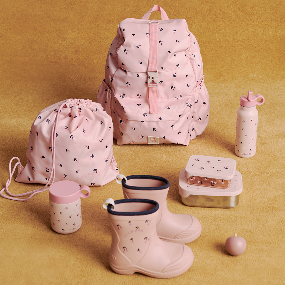 Liewood  Schulrucksack 'Johny' Cherry Heart/Rosey