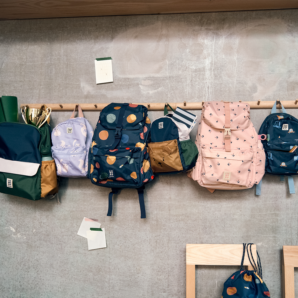 Liewood  Schulrucksack 'Johny' Cherry Heart/Rosey