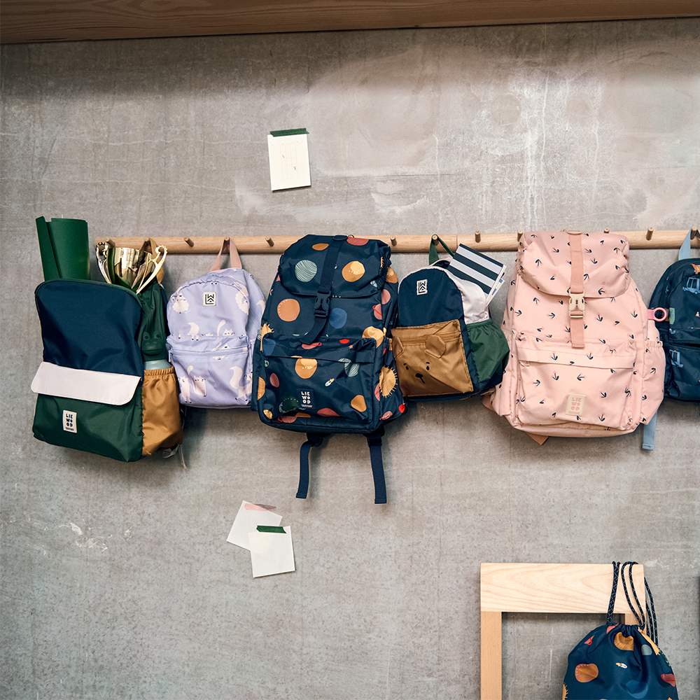 Liewood  Schulrucksack 'Lennon' Garden Green Multi Mix