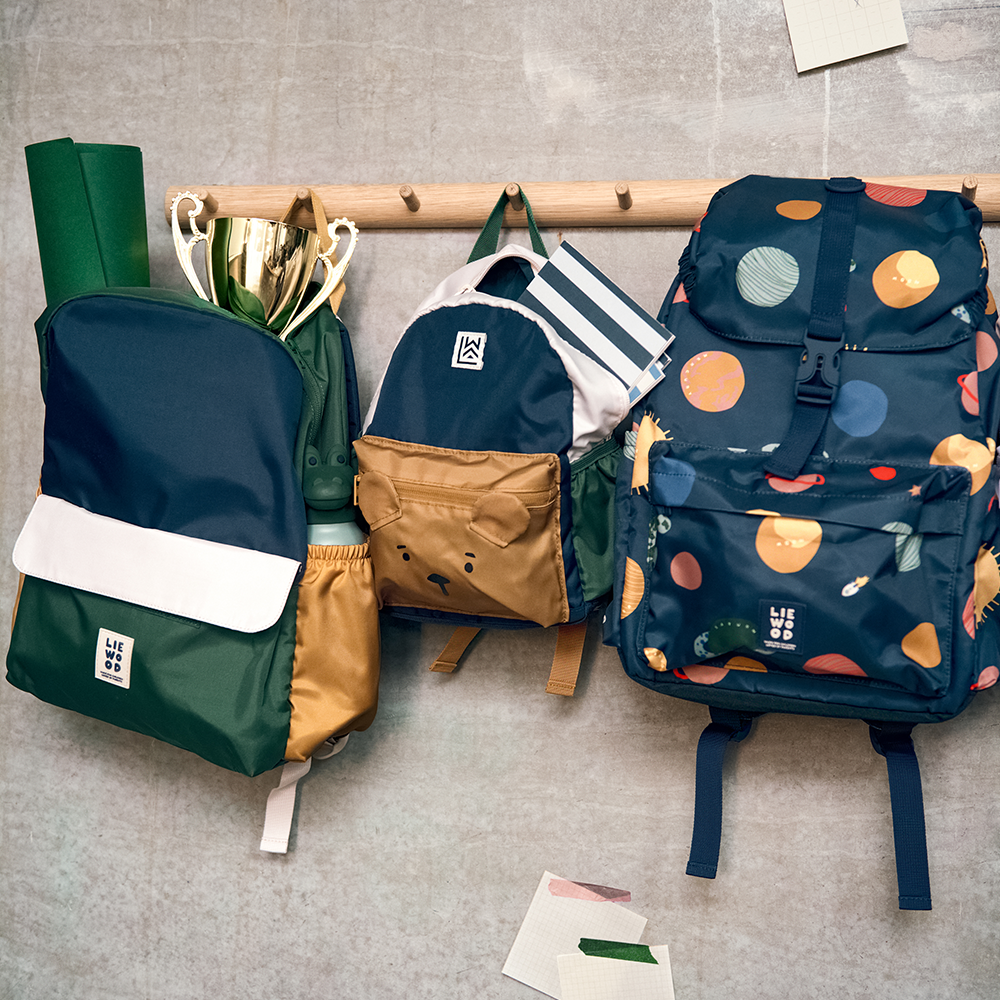 Liewood  Schulrucksack 'Lennon' Garden Green Multi Mix