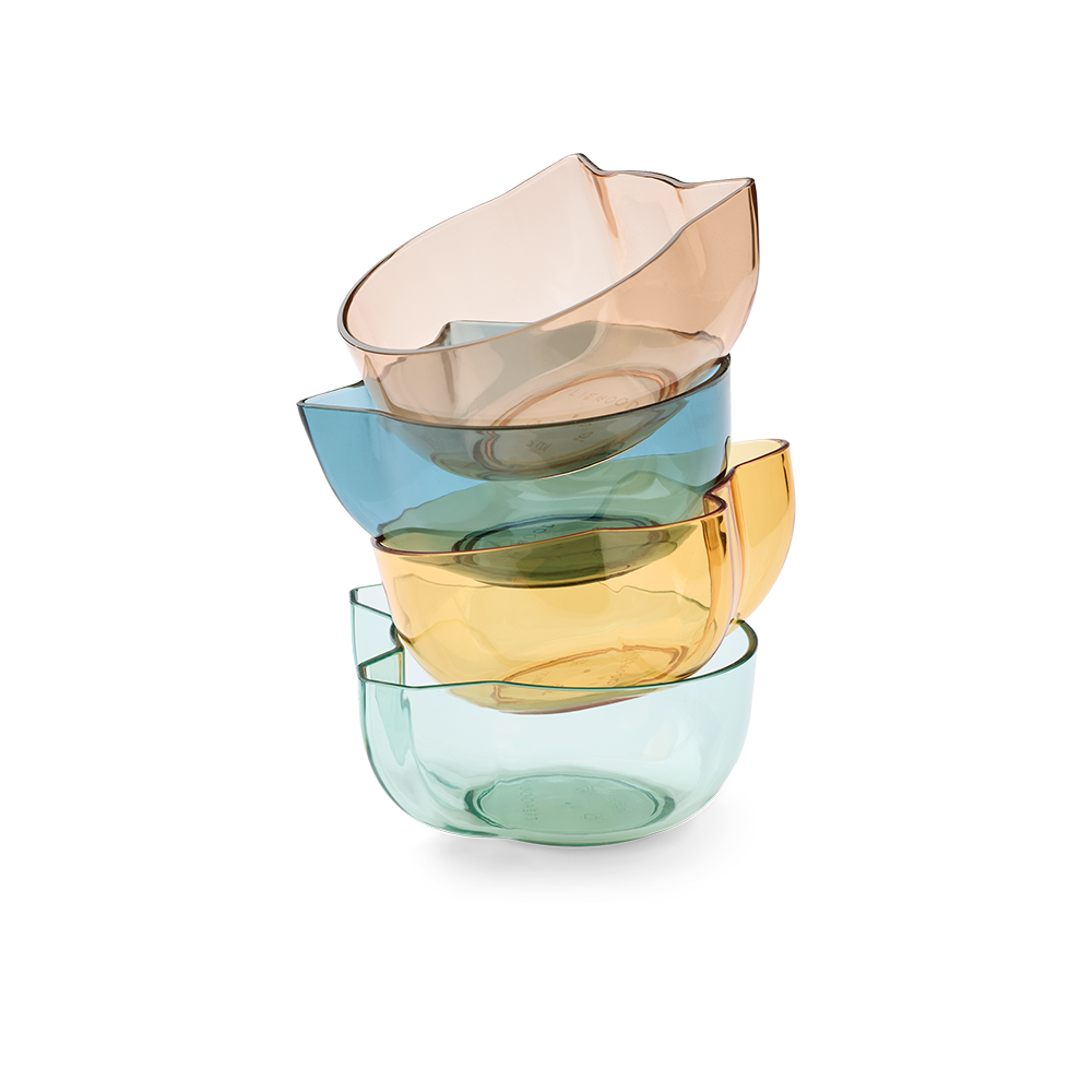 Liewood Lot de 4 bols en Tritan « Berno » Indigo/Multi Mix