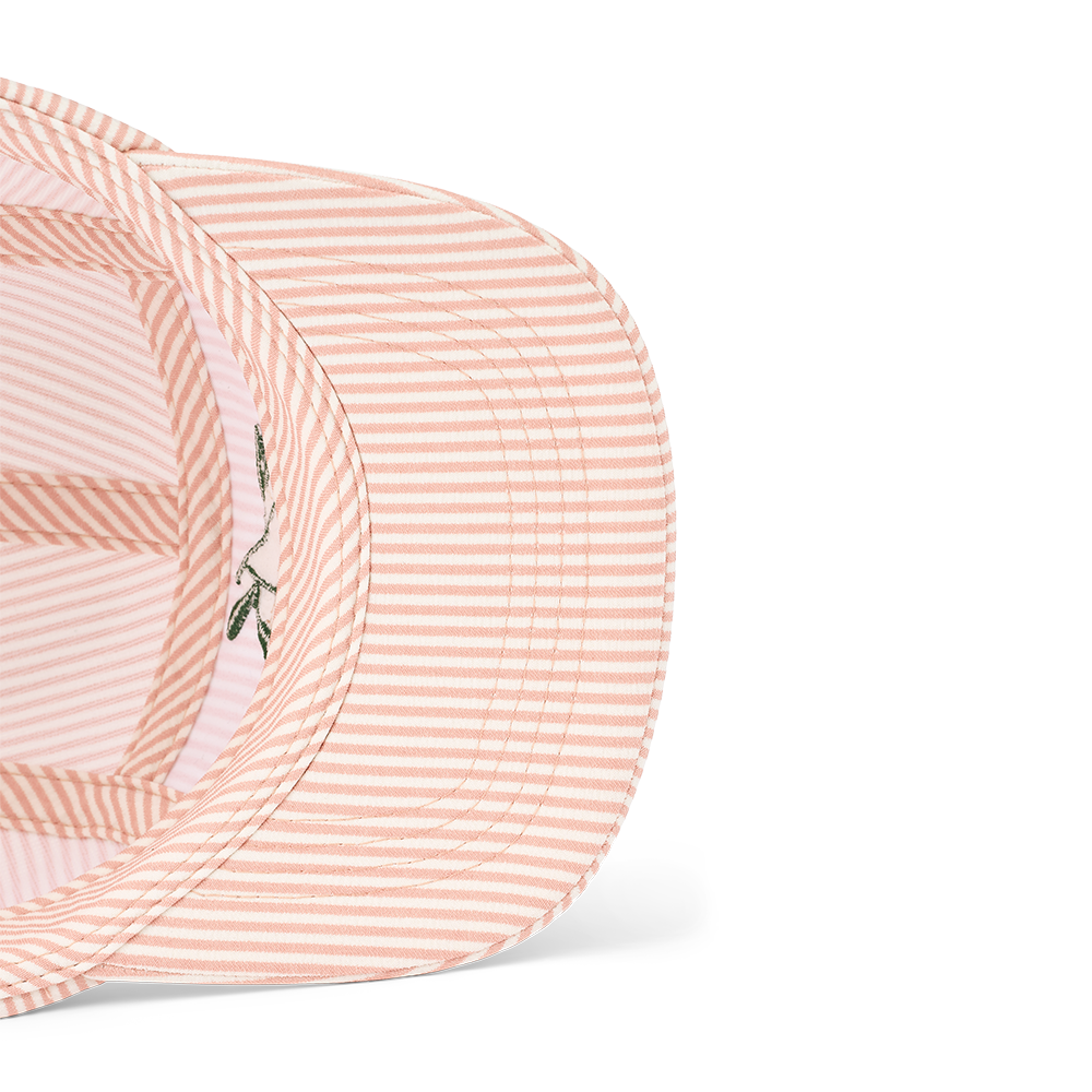 Liewood Seersucker Cap 'Rory' Stripe Pale Tuscany/Creme de la Creme