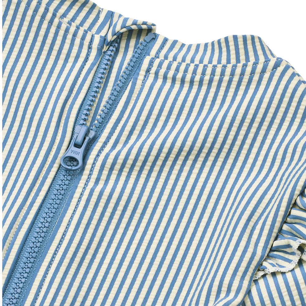 Liewood Maillot de bain UV en seersucker « Sille » Riverside/Crème de la Crème