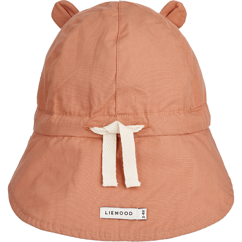 Liewood wendbarer Sonnenhut &#39;Gorm&#39; Stripe Tuscany Rose/Sandy