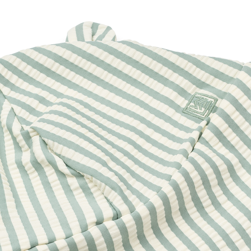 Liewood Seersucker UV Sun Hat 'Senia' Peppermint/Sandy