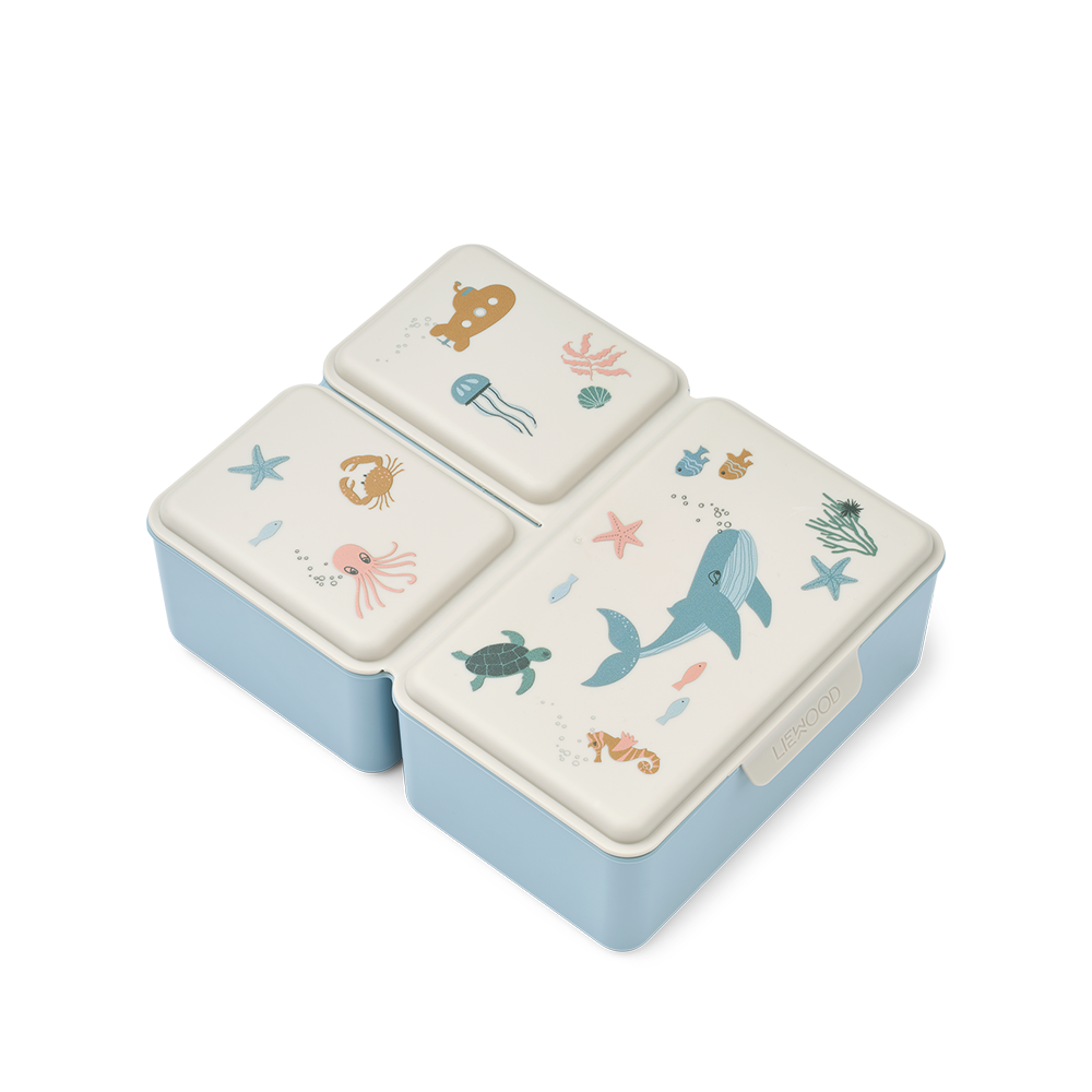 Liewood Boîte à déjeuner pour enfants 'Driss' Sea Creature/Sandy