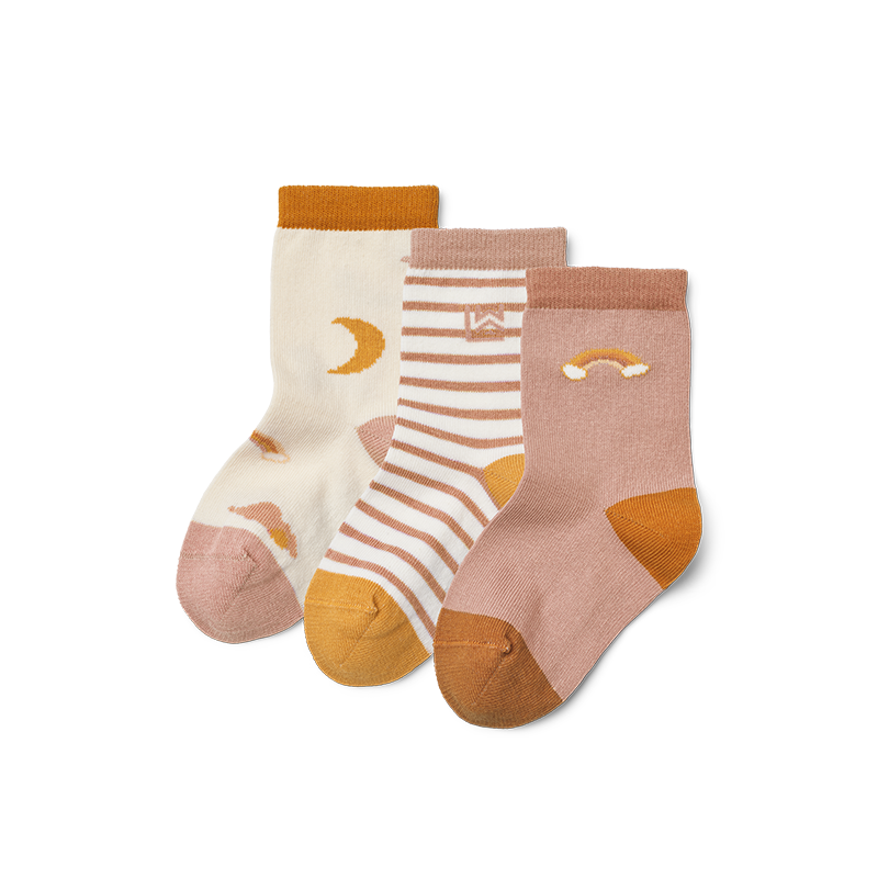 Liewood  Socken &#39;Silas&#39; 3er Pack  Dream/Ecru