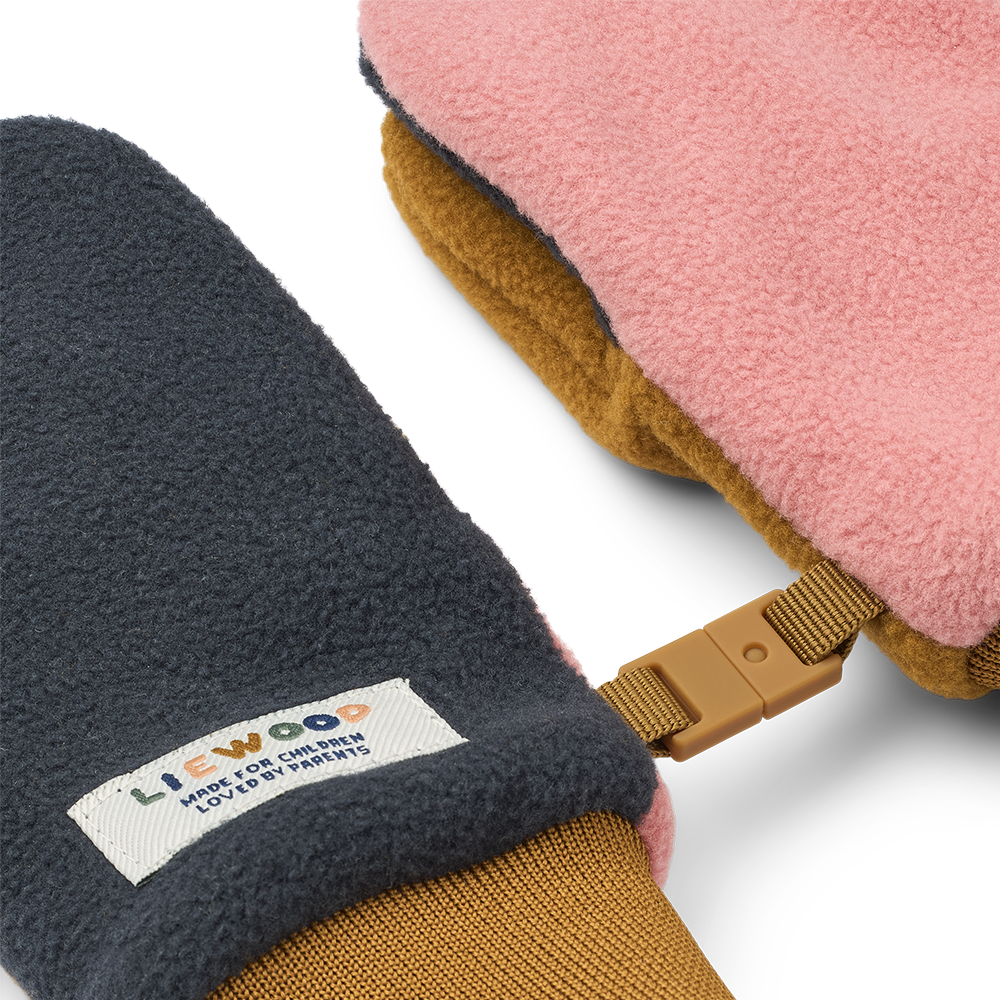 Liewood  Fleece-Fäustlinge 'Solar' Dusty Rose