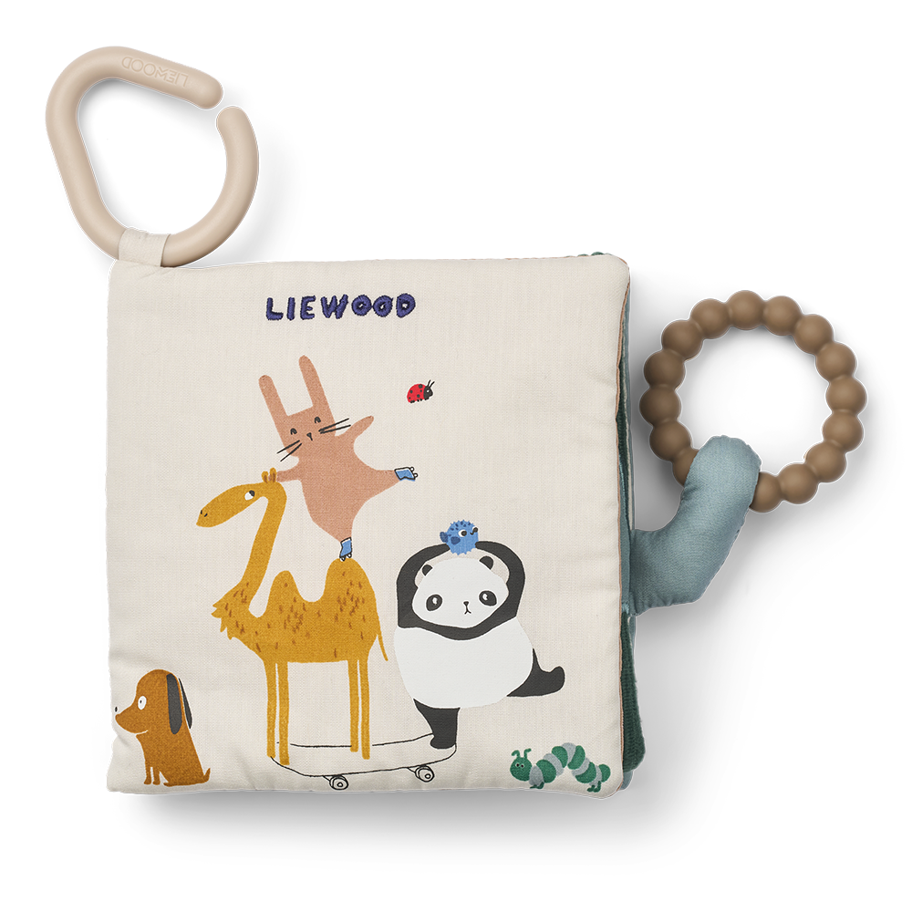 Liewood Fabric Book 'Feyla' Around the World/Sandy