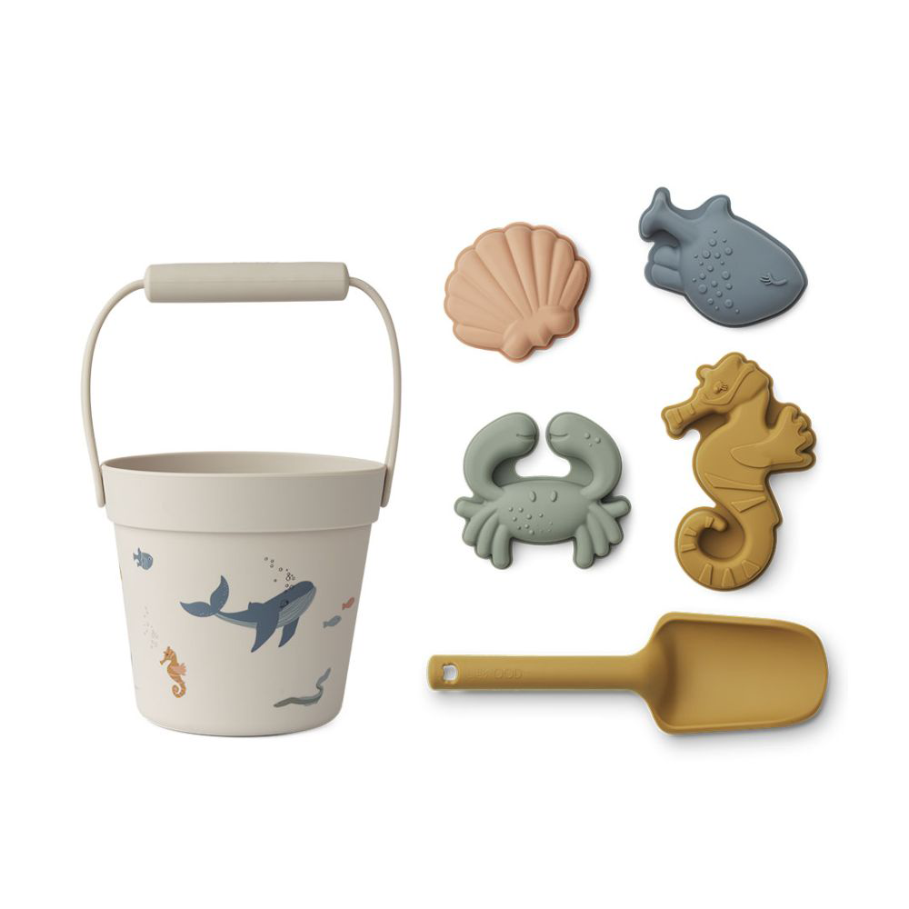 Liewood  Sandspielzeug Set 'Dante' Sea Creature/Sandy