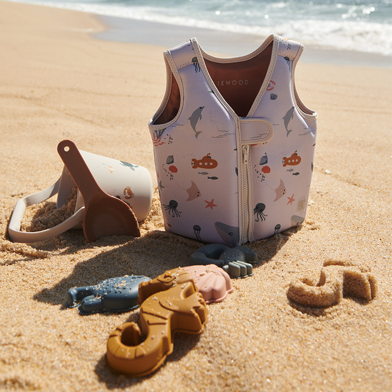 Liewood  Sandspielzeug Set &#39;Gilma&#39; Sea Creature/Sandy