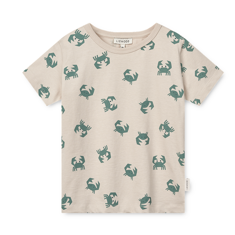 Liewood Baumwoll T-Shirt &#39;Apia&#39; Crab/Sandy